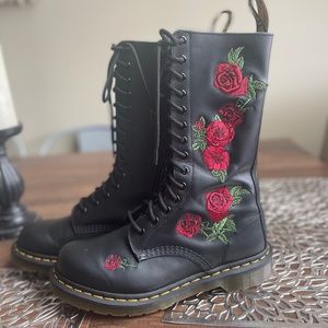 Limited edition Dr Martens embroidered boots